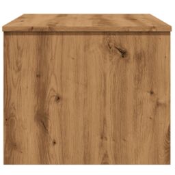 Berkfield Home Coffee Table Artisan Oak 80x50.5x41.5 cm Engineered Wood in Brown - thumbnail 6