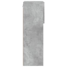 Berkfield Home TV Cabinet with LED Lights Concrete Grey 40.5x30x90 cm - thumbnail 8