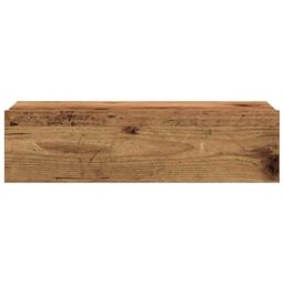 Berkfield Home Bedside Cabinet Old Wood 60x35 cm Engineered Wood in Brown - thumbnail 7
