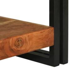 Berkfield Home Modern Coffee Table 120x50x38 cm Solid Wood Acacia in Brown - Size: 120 x 50 x 38 cm - thumbnail 7