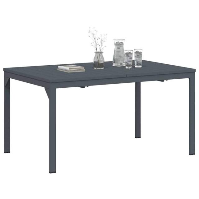 Berkfield Home Modern Extension Tables 2 pcs Anthracite 210x90x73 cm Steel in Grey - Size: 210 x 90 x 73 cm - image 1