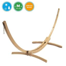Amazonas Kronos Wooden Hammock Stand - Fits Single Hammocks - 120kg in Tan