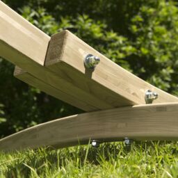 Amazonas Kronos Wooden Hammock Stand - Fits Single Hammocks - 120kg in Tan - thumbnail 7
