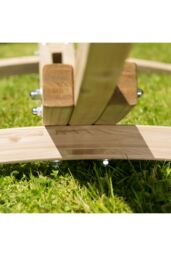Amazonas Kronos Wooden Hammock Stand - Spruce Wood Frame, 120kg Capacity in Tan - thumbnail 4