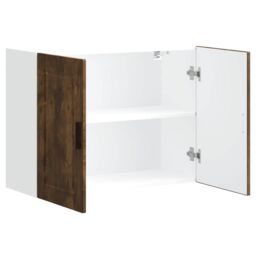 Berkfield Home Kitchen Wall Cabinet Porto Smoked Oak Engineered Wood in Brown - thumbnail 5