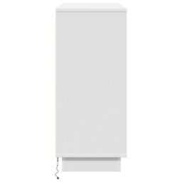 Berkfield Home Sideboard with LED White 90x32x75 cm Engineered Wood - Size: 90 x 32 x 75 cm - thumbnail 8