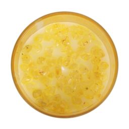 Something Different Lemon Solar Plexus Chakra Scented Candle in Yellow - thumbnail 4