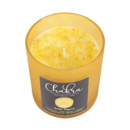 Something Different Lemon Solar Plexus Chakra Scented Candle in Yellow - thumbnail 1