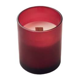 MidOcean Kivas Wood Plant-Based Scented Candle in Burgundy - thumbnail 2