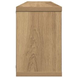 Berkfield Home Wall Cube Shelves 6 pcs Artisan Oak 60x15x23 cm Engineered Wood in Brown - Size: 60 x 15 x 23 cm - thumbnail 6