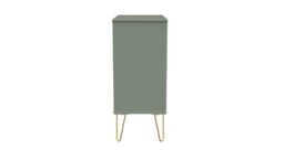Ready Assembled 2 U Chevron 4 Drawer Chest (Ready Assembled) in Pale Green - thumbnail 2