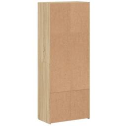 Berkfield Home Durable File Cabinet Sonoma Oak 60x32x153 cm Engineered Wood in Light Tan - Size: 60 x 32 x 153 cm - thumbnail 6