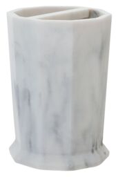 Orsina Riviera Two Compartment Toothbrush Holder in Grey - thumbnail 1