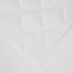 OHS Luxury Mattress Topper Soft Touch Protector Pinsonic Bed Cover in White - Size: Super King - thumbnail 4