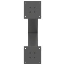Berkfield Home Dining Table Legs X-Shaped 2 pcs Anthracite 60x(72-73) cm Steel in Black - thumbnail 7