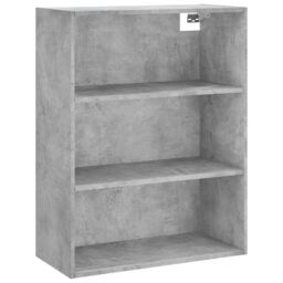 Berkfield Home Highboard Concrete Grey 69.5x34x180 cm Engineered Wood - thumbnail 5
