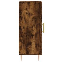 Berkfield Home Sideboard Smoked Oak 34.5x34x90 cm Engineered Wood in Brown - thumbnail 7