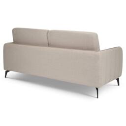 Bravich LTD Brixton 3 Seater Sofa - Modern Fabric Sofa with Steel Legs in Cream - thumbnail 7