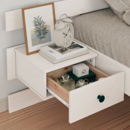 Berkfield Home White 90 x 190 cm Solid pine wood - thumbnail 5