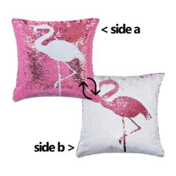 simpa Magic Flip Reveal Sequin Plush Cushions - Mermaid & Flamingo - thumbnail 2