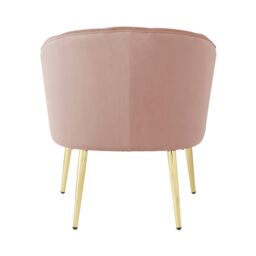 GFW Pettine Velvet Accent Chair in Pink - thumbnail 5