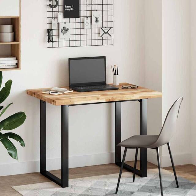 Berkfield Home Desk Top Oil Finished 120x70x4 cm Solid Wood Acacia in Brown - Size: 120 x 70 x 4 cm - image 1