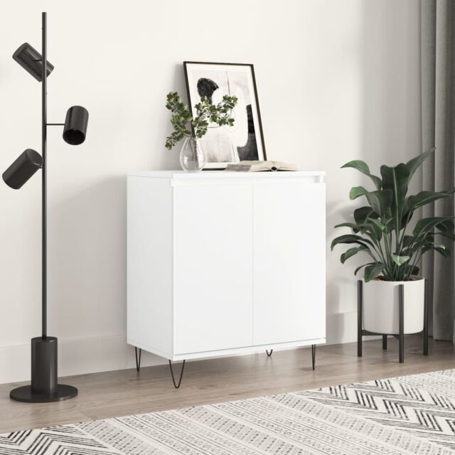 Berkfield Home Sideboard White 60x35x70 cm Engineered Wood - Size: 60 x 35 x 70 cm - image 1