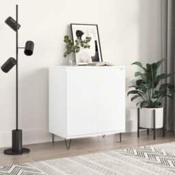 Berkfield Home Sideboard White 60x35x70 cm Engineered Wood - Size: 60 x 35 x 70 cm - thumbnail 1
