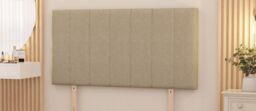 Somnior Austin Divan Bed Base with 2 Storage Drawers & Headboard Linen Fabric in Beige - Size: King - thumbnail 4