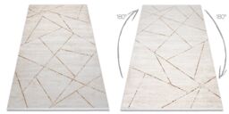 RugsX Duke Rug in Yellow - Size: 140 cm x 190 cm - thumbnail 3