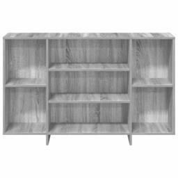 Berkfield Home Sideboard Grey Sonoma 120x30x75 cm Engineered Wood - Size: 120 x 30 x 75 cm - thumbnail 5