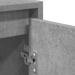 Berkfield Home 2 Piece Bathroom Furniture Set Concrete Grey Engineered Wood - thumbnail 9