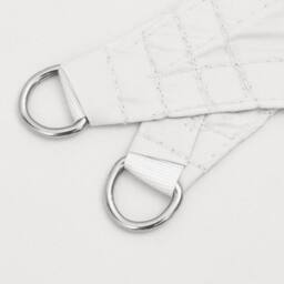 Berkfield Home Sun Shade Sail White 7x5x5 m 100% Polyester Oxford - thumbnail 5