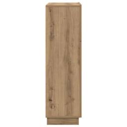 Berkfield Home Modern Artisan Oak Writing Desk Artisan oak Particle board Medium in Brown - thumbnail 7