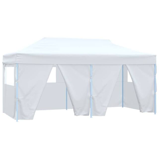 Berkfield Home Professional Folding Party Tent with 4 Sidewalls 3x6 m Steel White - image 1