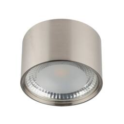 Netlighting Serena Surface Mounted Downlight Nickel Matt Glass Shade LED 3000K in Grey - thumbnail 2
