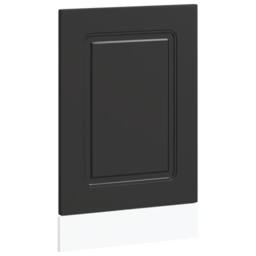 Berkfield Home Dishwasher Panel¬†Kalmar¬†Black 45x1.5x67 cm Engineered Wood in Black - thumbnail 2
