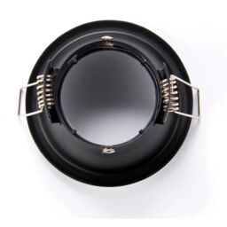 Loops Anti-Glare Recessed Bathroom Downlight IP65 - 50W GU10 Reflector - Matt Black - thumbnail 3
