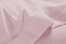 HomeSpace Direct Brushed Cotton Flannelette Duvet Cover Set in Pink - Size: Super King - thumbnail 3