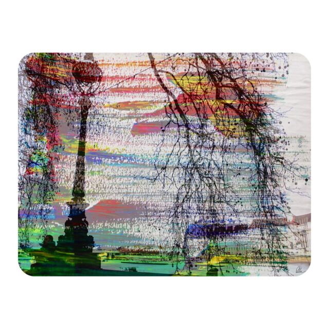 Benjamin Tate Design London Street Light Blanket in Natural - Size: 120 cm x 150 cm - image 1