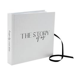 Amore by Juliana Wedding Gift Textured Photo Album The Story Of Us in White - thumbnail 2