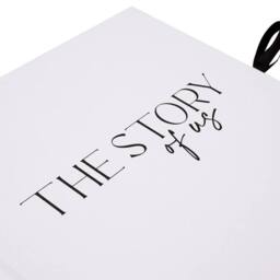 Amore by Juliana Wedding Gift Textured Photo Album The Story Of Us in White - thumbnail 3