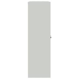 Berkfield Home Office Cabinet 90x40x140cm Steel Grey - Size: 90 x 40 x 140 cm - thumbnail 5