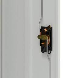 Berkfield Home Office Cabinet 90x40x140cm Steel Grey - Size: 90 x 40 x 140 cm - thumbnail 7