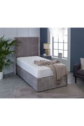 Starlight Beds Essentials Zig Zag Memory Foam Spring Mattress Soft Feel Cool Touch in Grey - Size: King - thumbnail 2
