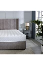 Starlight Beds Essentials Zig Zag Memory Foam Spring Mattress Soft Feel Cool Touch in Grey - Size: King - thumbnail 4