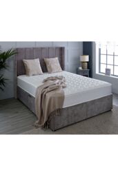 Starlight Beds Essentials Zig Zag Memory Foam Spring Mattress Soft Feel Cool Touch in Grey - Size: King - thumbnail 1
