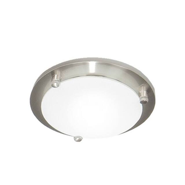 Netlighting Flush Ceiling Light Stainless Steel in Silver