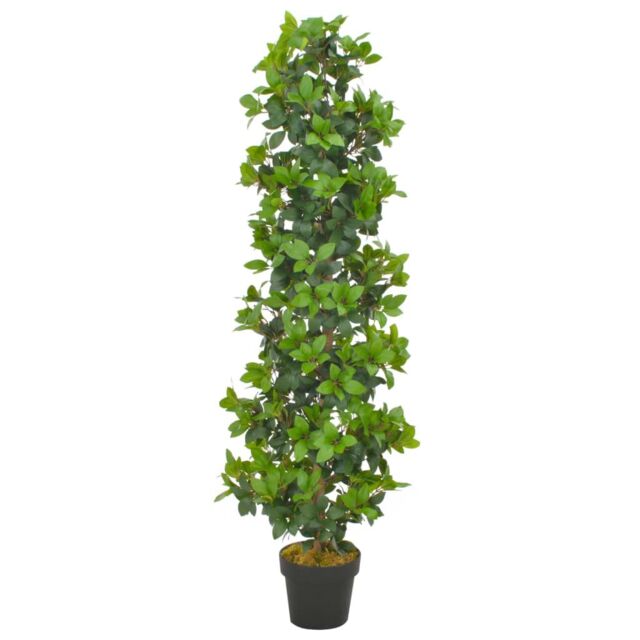 Berkfield Home Artificial Plant Laurel Tree with Pot Green 150 cm - image 1