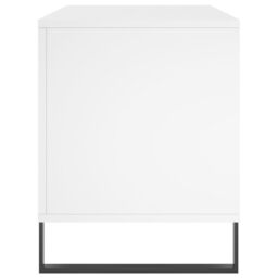 Berkfield Home Record Cabinet White 100x38x48 cm Engineered Wood - Size: 100 x 38 x 48 cm - thumbnail 5